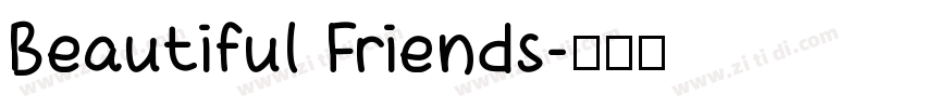 Beautiful Friends字体转换